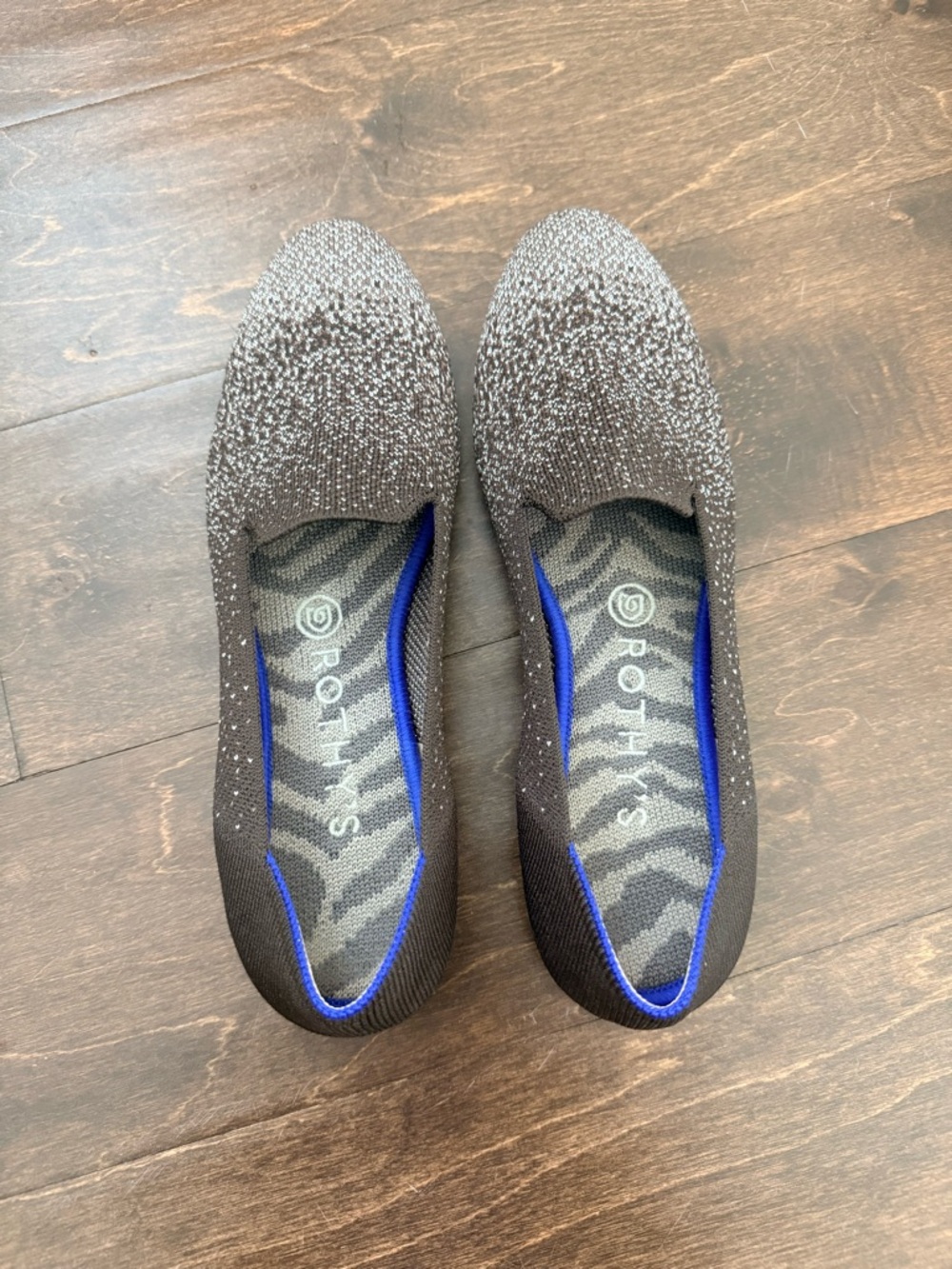 Rothy’s Original Loafer in Twilight Metallic Ombré Sz 8.5 - Picture 3 of 6